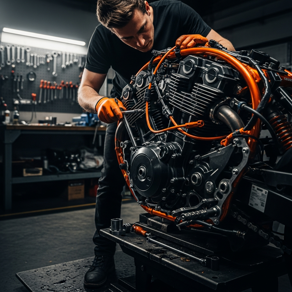 Reparación de motor de moto en Cortes de la Frontera